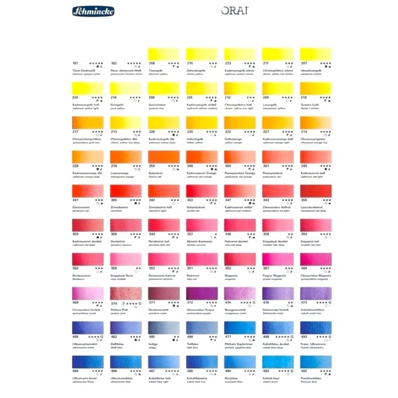 Schmincke Watercolor Set with Brushes - Picture 11 of 16